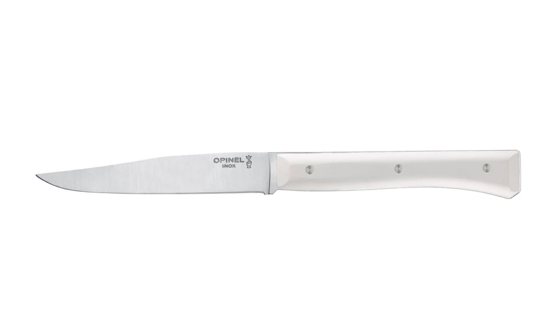 Coffret de 4 couteaux de table Facette Blanc