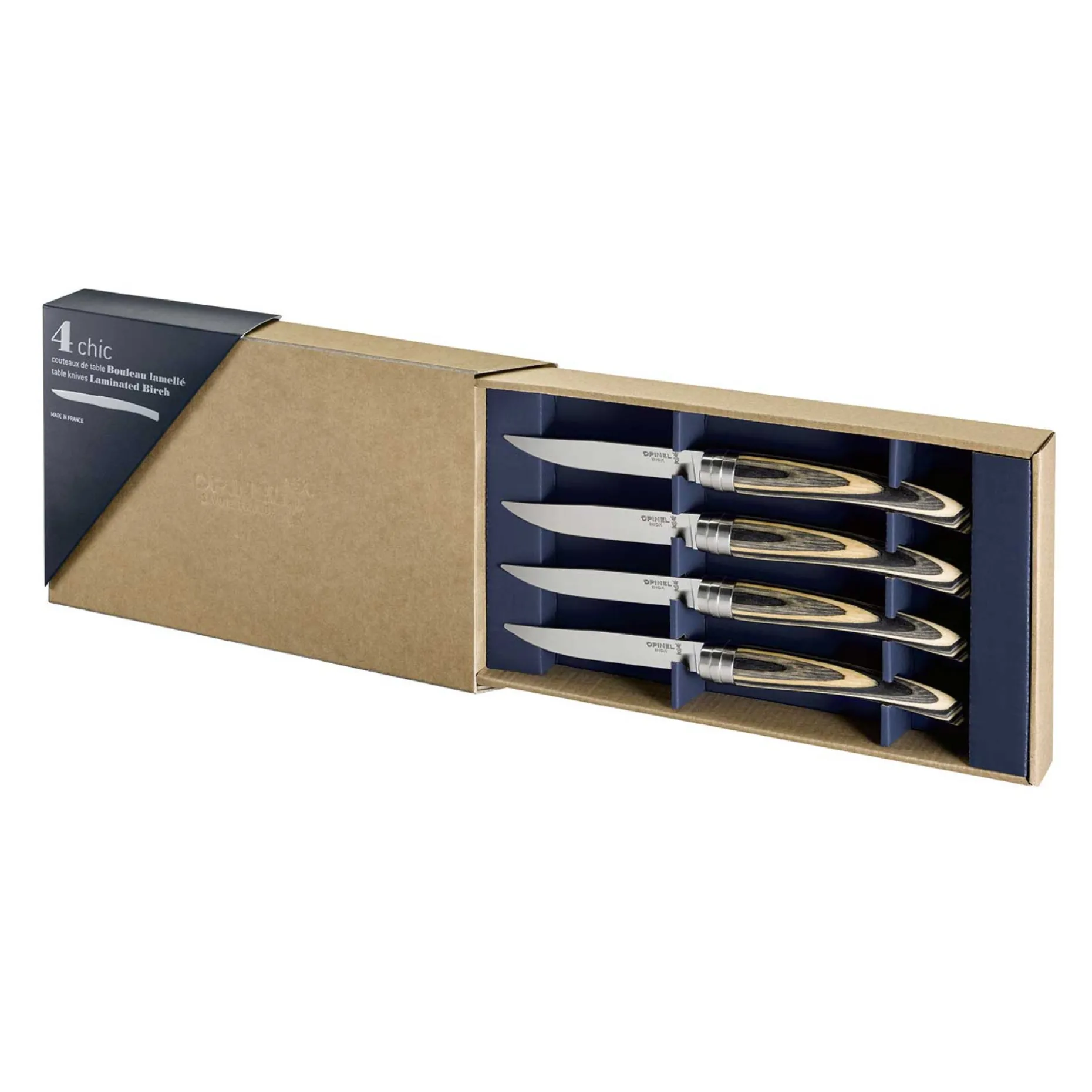 Coffret Table Chic Bouleau Lamellé