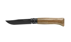 Couteau lame noire, N°08 Chêne Black